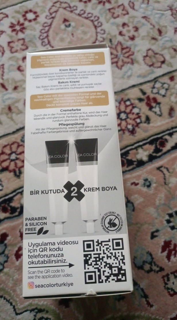 Sea Color Vegan Saç Boyası 6.0 Koyu Kumral - Görsel 4