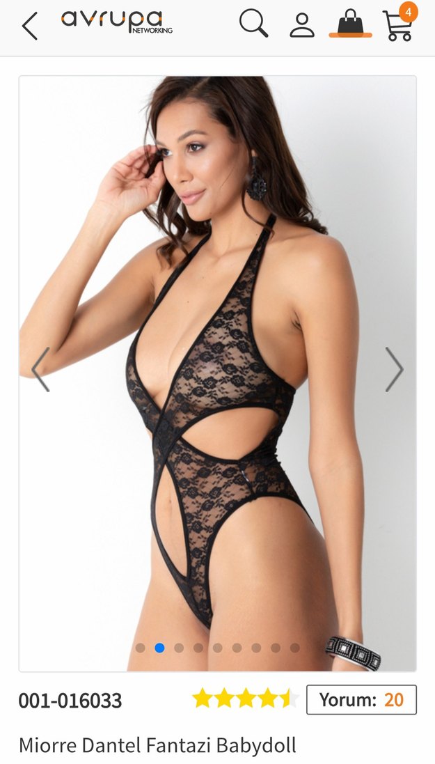 Siyah Dantel Detaylı Gotik Monokini - Görsel 3