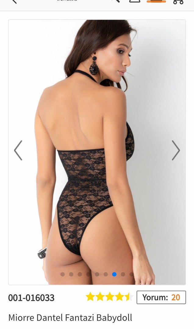 Siyah Dantel Detaylı Gotik Monokini - Görsel 4