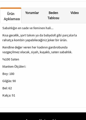 xxl Beden bordo Renk saten sabahlık