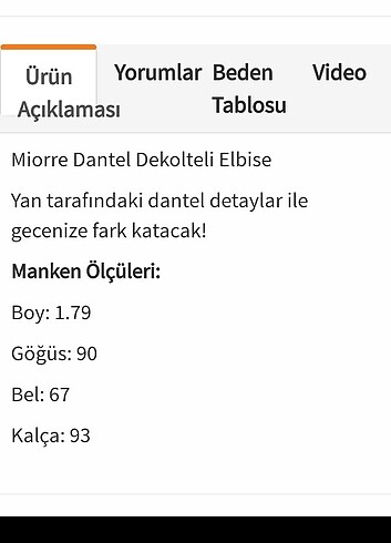 Miorre Yandan dantelli gecelik