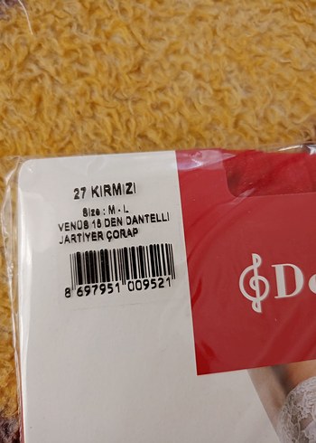 m Beden kırmızı Renk Jartiyer çorap