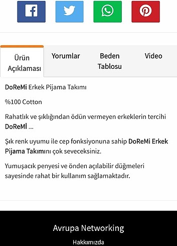 Erkek Pijama takımı - Görsel 8