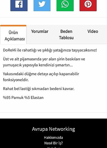 Doremi Doremi pijama takımı