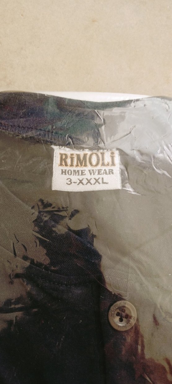 Rimoli Büyük Beden Kırmızı Gri Erkek Pijama Takımı - Görsel 2