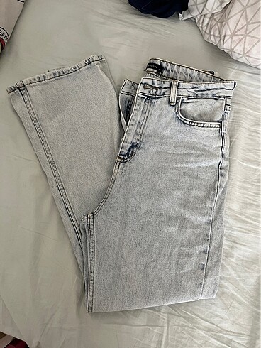 Trendyol & Milla açık mavi yüksek bel flare jeans