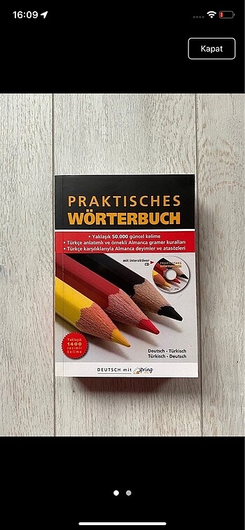 wörterbuch almanca sözlük