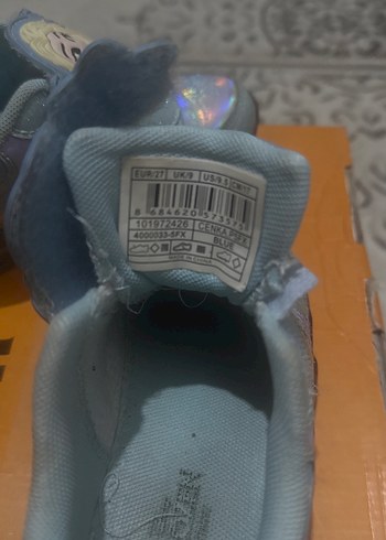 Kız Çocuk Mavi Elsa Karakter Baskılı Spor Ayakkabı - Görsel 5