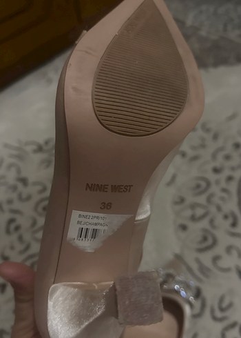 Nine West Bej  İnce Topuklu Stiletto - Görsel 5