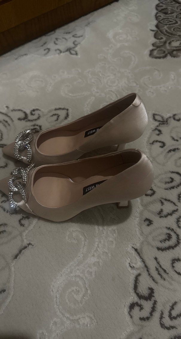 Nine West Bej  İnce Topuklu Stiletto - Görsel 3