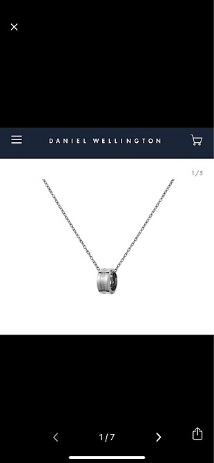 DANİEL WELLİNGTON KOLYE ORJ SIFIR BARKODLU KUTUSUZ