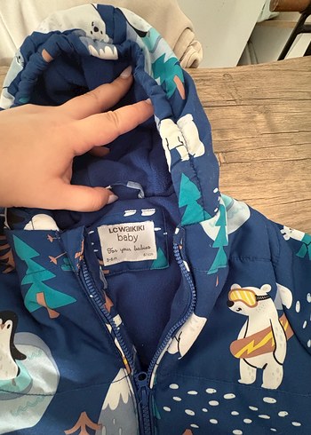 Kapüşonlu Bebek Kayak Tulumu,  3-6 Ay ASTRONOT TULUM - Görsel 5