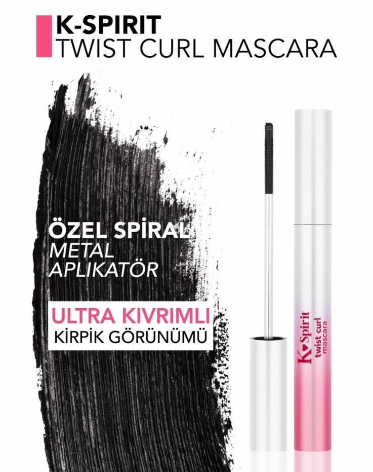 Flormar K-Spirit Twist Curl Metal Fırçalı Maskara - Görsel 3