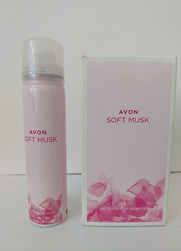 Avon Avon Soft Musk EDT 50 Ml ve Deodorant 75 Ml & Cherish Body Lotio