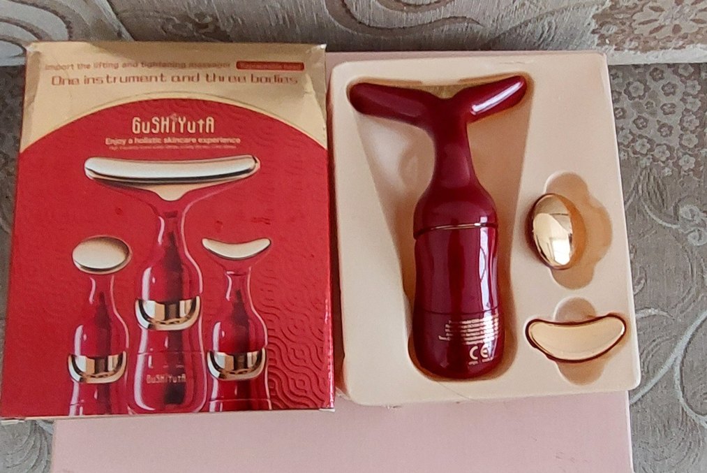 Gushiyuya 3 Başlıklı Yüz Masajı Cihazı - Görsel 5