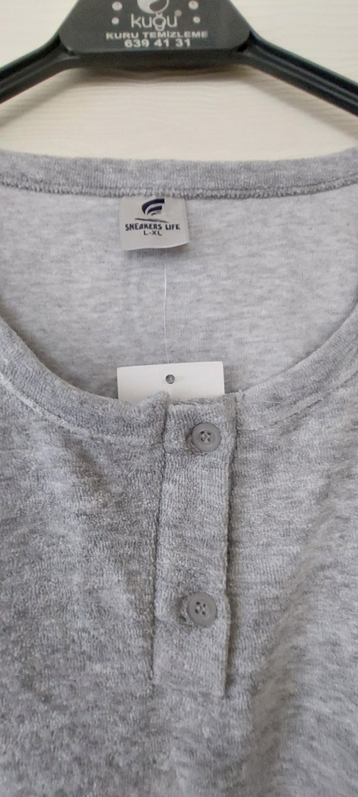 Sneakers Life Gri Havlu Elbise - Görsel 3