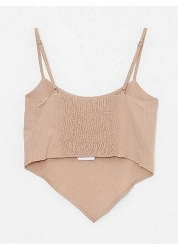 LCW Bej U Yaka Crop - Görsel 5