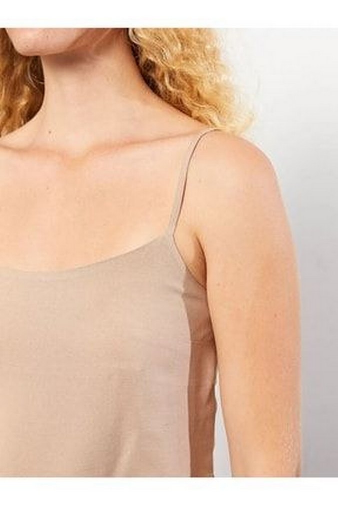 LCW Bej U Yaka Crop - Görsel 3