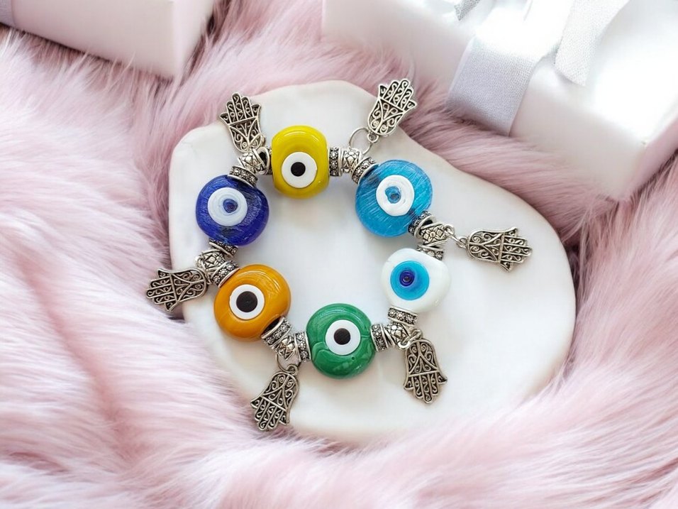 Nazar Boncuklu Bohem Kadın Bileklik - Görsel 2