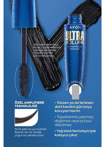 Avon Ultra Volume Suya Dayanıklı  Maskara - Görsel 5