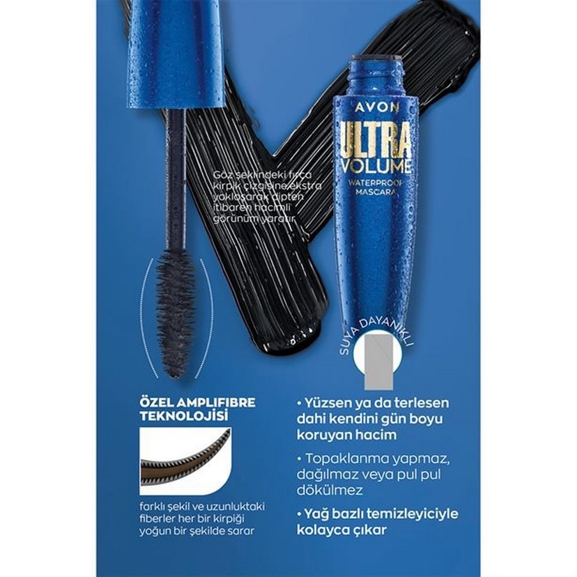 Avon Ultra Volume Suya Dayanıklı  Maskara - Görsel 5
