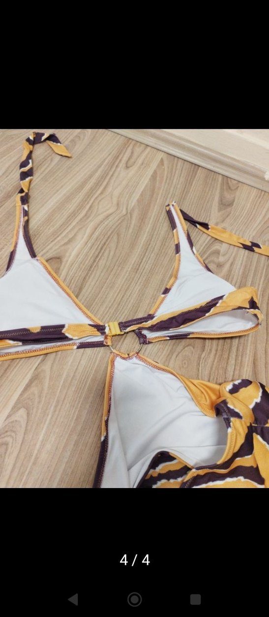 Bohem Tarzı Bağlamalı Uzun Mayo - Görsel 4