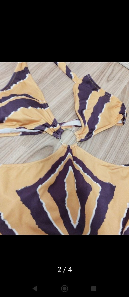 Bohem Tarzı Bağlamalı Uzun Mayo - Görsel 2