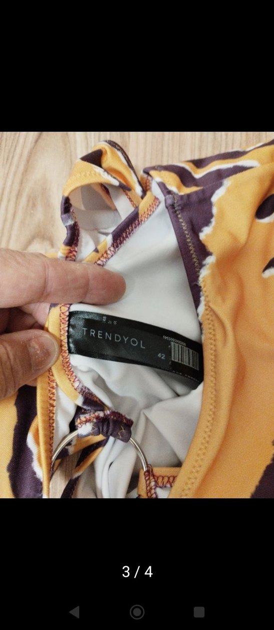 Bohem Tarzı Bağlamalı Uzun Mayo - Görsel 3