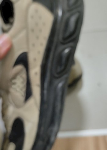 Bej Gri Erkek Spor Ayakkabı Bağcıkları - Görsel 4