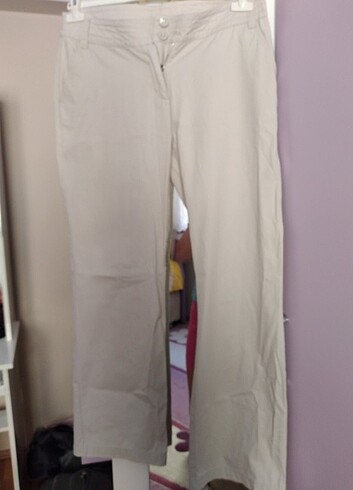 Keten bol pantolon 