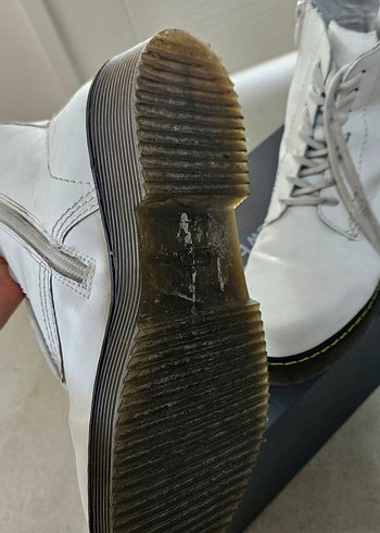 Greyder 37 numara Kadın Beyaz Bağcıklı Bot - Görsel 4