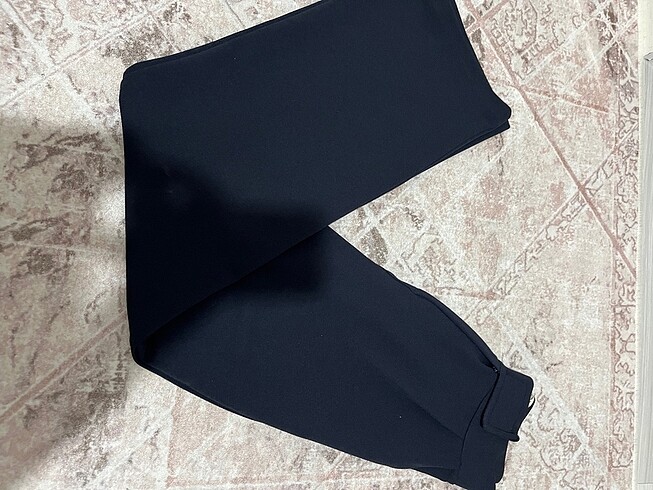 Lacivert kumaş pantolon