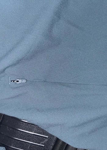 Gri Puma Fermuarlı uzun kollu Erkek Yağmurluk - Görsel 3