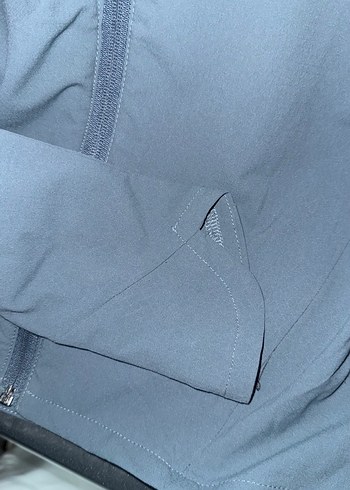 Gri Puma Fermuarlı uzun kollu Erkek Yağmurluk - Görsel 7