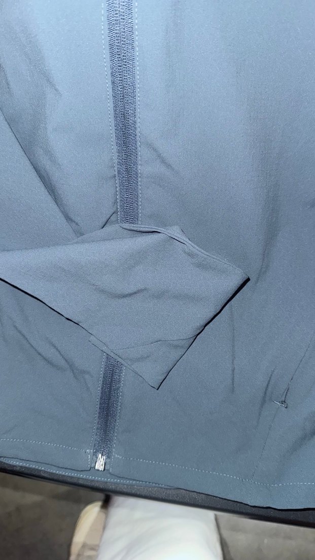 Gri Puma Fermuarlı uzun kollu Erkek Yağmurluk - Görsel 5