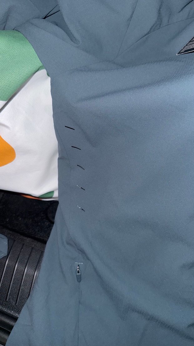 Gri Puma Fermuarlı uzun kollu Erkek Yağmurluk - Görsel 4