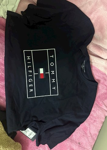 Tommy Hilfiger Erkek Lacivert Tişört - Görsel 4