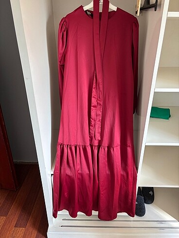 Bordo elbise