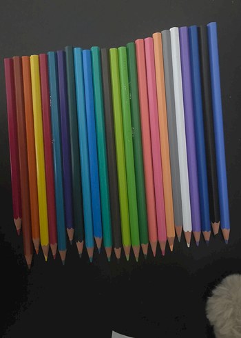 Beden Renk BIC Kids Tropicolors Pastel Renkli kuru boya Kalemleri 24'lü