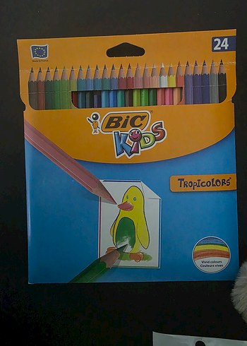 BIC Kids Tropicolors Pastel Renkli kuru boya Kalemleri 24'lü