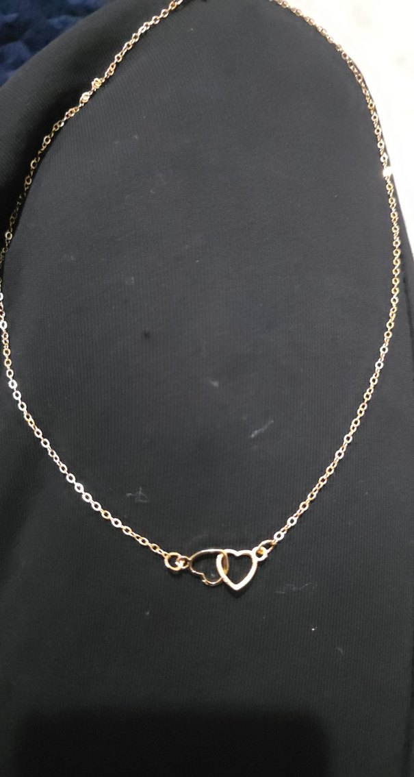 Altın Renk Minimalist Zincir Kolye - Görsel 2