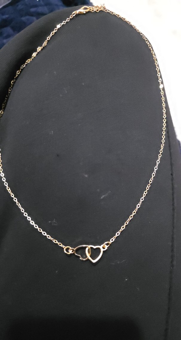 Altın Renk Minimalist Zincir Kolye - Görsel 4