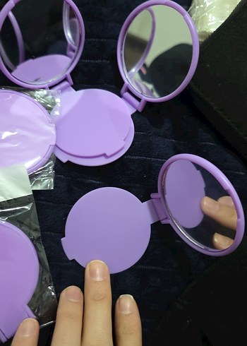 Pastel Mor Katlanabilir Makyaj Aynası 5 adettir - Görsel 5