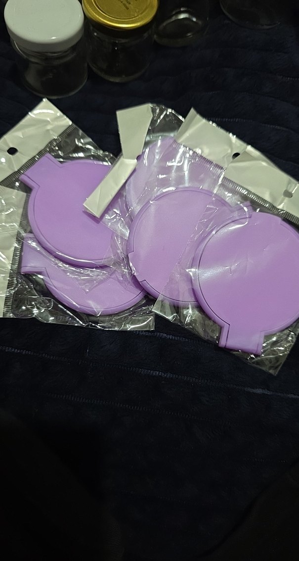 Pastel Mor Katlanabilir Makyaj Aynası 5 adettir - Görsel 2