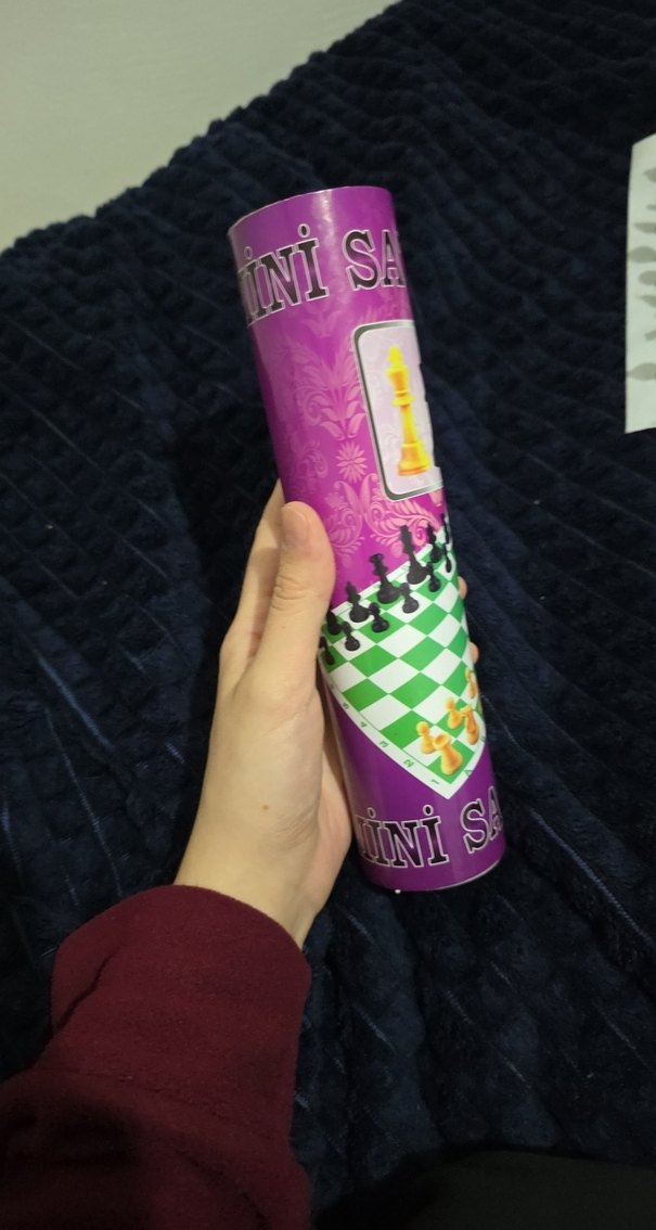 Parlak Mor Satranç Seti - Görsel 2