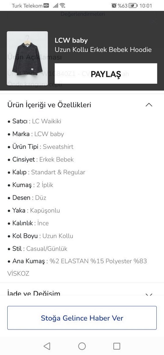 Erkek Çocuk  Sweatshirt - Görsel 4