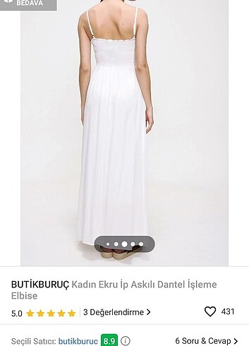 l Beden Kadın elbise