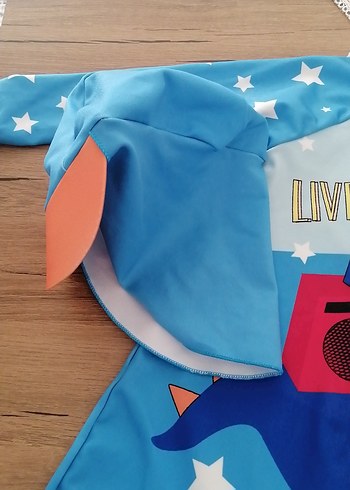 My Kids Wear Erkek Çocuk Mavi Uzun Kollu Mayo - Görsel 5