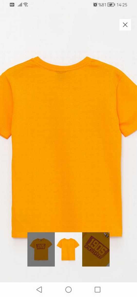 Galatasaray Baskılı Erkek Çocuk Tişört - Görsel 2