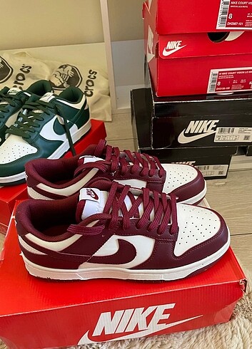38 Beden bordo Renk Nike dunk low